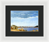 Lagoon Pond Shucking Shack Martha's Vineyard Massachusetts - Framed Print
