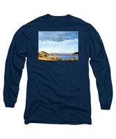 Lagoon Pond Shucking Shack Martha's Vineyard Massachusetts - Long Sleeve T-Shirt