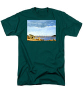 Lagoon Pond Shucking Shack Martha's Vineyard Massachusetts - Men's T-Shirt  (Regular Fit)