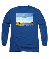Lagoon Pond Shucking Shack Martha's Vineyard Massachusetts - Long Sleeve T-Shirt