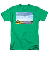 Lagoon Pond Shucking Shack Martha's Vineyard Massachusetts - Men's T-Shirt  (Regular Fit)