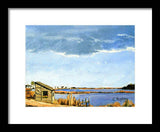 Lagoon Pond Shucking Shack Martha's Vineyard Massachusetts - Framed Print