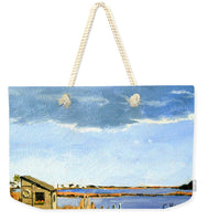 Lagoon Pond Shucking Shack Martha's Vineyard Massachusetts - Weekender Tote Bag