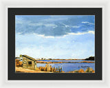 Lagoon Pond Shucking Shack Martha's Vineyard Massachusetts - Framed Print