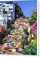 Lombard Street - San Francisco, California - Canvas Print