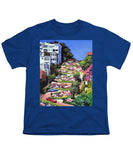 Lombard Street - San Francisco, California - Youth T-Shirt
