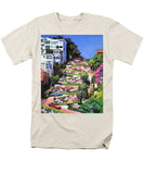Lombard Street - San Francisco, California - Men's T-Shirt  (Regular Fit)