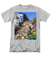 Lombard Street - San Francisco, California - Men's T-Shirt  (Regular Fit)