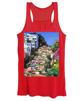 Lombard Street - San Francisco, California - Women's Tank Top