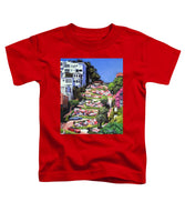 Lombard Street - San Francisco, California - Toddler T-Shirt