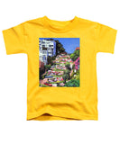 Lombard Street - San Francisco, California - Toddler T-Shirt