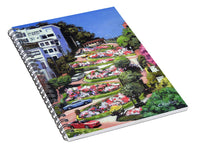 Lombard Street - San Francisco, California - Spiral Notebook