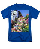 Lombard Street - San Francisco, California - Men's T-Shirt  (Regular Fit)