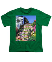 Lombard Street - San Francisco, California - Youth T-Shirt