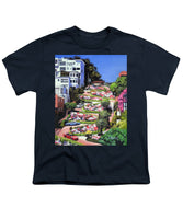 Lombard Street - San Francisco, California - Youth T-Shirt