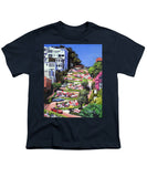 Lombard Street - San Francisco, California - Youth T-Shirt