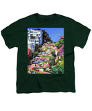 Lombard Street - San Francisco, California - Youth T-Shirt