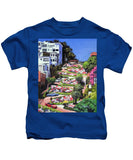 Lombard Street - San Francisco, California - Kids T-Shirt