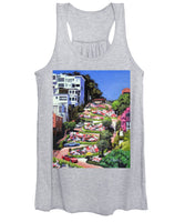 Lombard Street - San Francisco, California - Women's Tank Top