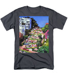 Lombard Street - San Francisco, California - Men's T-Shirt  (Regular Fit)