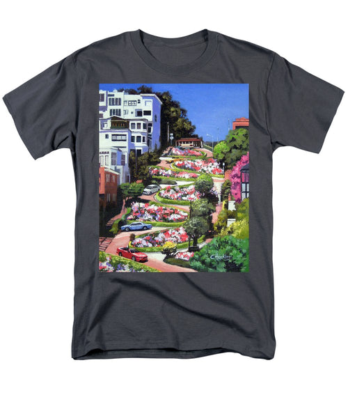 Lombard Street - San Francisco, California - Men's T-Shirt  (Regular Fit)