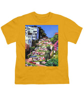 Lombard Street - San Francisco, California - Youth T-Shirt