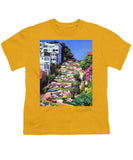 Lombard Street - San Francisco, California - Youth T-Shirt