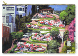 Lombard Street - San Francisco, California - Carry-All Pouch