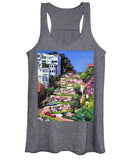 Lombard Street - San Francisco, California - Women's Tank Top
