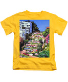 Lombard Street - San Francisco, California - Kids T-Shirt