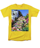 Lombard Street - San Francisco, California - Men's T-Shirt  (Regular Fit)