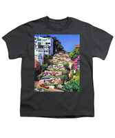 Lombard Street - San Francisco, California - Youth T-Shirt