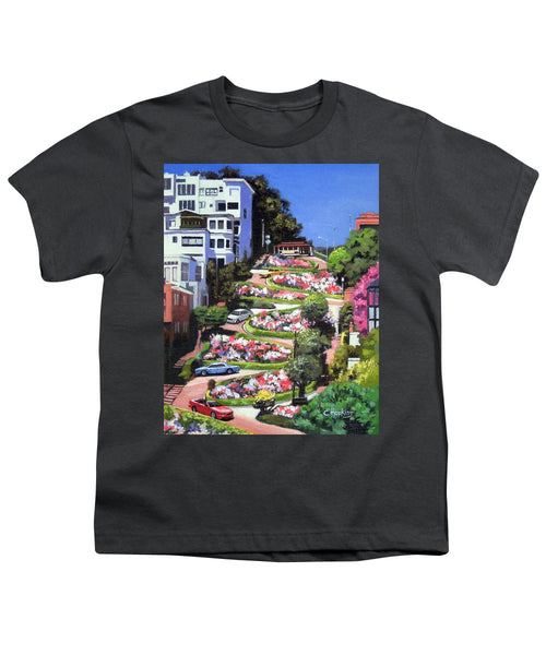 Lombard Street - San Francisco, California - Youth T-Shirt