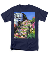 Lombard Street - San Francisco, California - Men's T-Shirt  (Regular Fit)