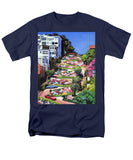 Lombard Street - San Francisco, California - Men's T-Shirt  (Regular Fit)