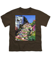 Lombard Street - San Francisco, California - Youth T-Shirt