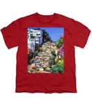 Lombard Street - San Francisco, California - Youth T-Shirt