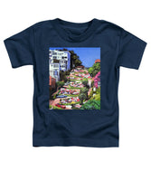 Lombard Street - San Francisco, California - Toddler T-Shirt