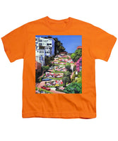 Lombard Street - San Francisco, California - Youth T-Shirt