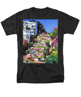 Lombard Street - San Francisco, California - Men's T-Shirt  (Regular Fit)