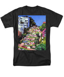 Lombard Street - San Francisco, California - Men's T-Shirt  (Regular Fit)