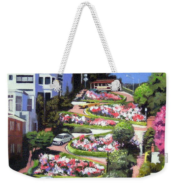Lombard Street - San Francisco, California - Weekender Tote Bag