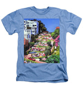 Lombard Street - San Francisco, California - Heathers T-Shirt