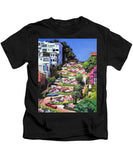 Lombard Street - San Francisco, California - Kids T-Shirt