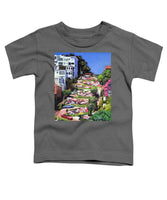 Lombard Street - San Francisco, California - Toddler T-Shirt