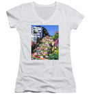 Lombard Street - San Francisco, California - Women's V-Neck