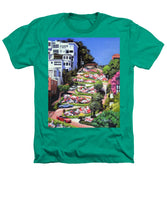 Lombard Street - San Francisco, California - Heathers T-Shirt