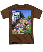 Lombard Street - San Francisco, California - Men's T-Shirt  (Regular Fit)