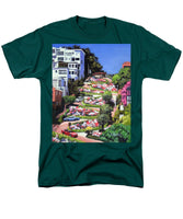 Lombard Street - San Francisco, California - Men's T-Shirt  (Regular Fit)