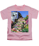 Lombard Street - San Francisco, California - Kids T-Shirt